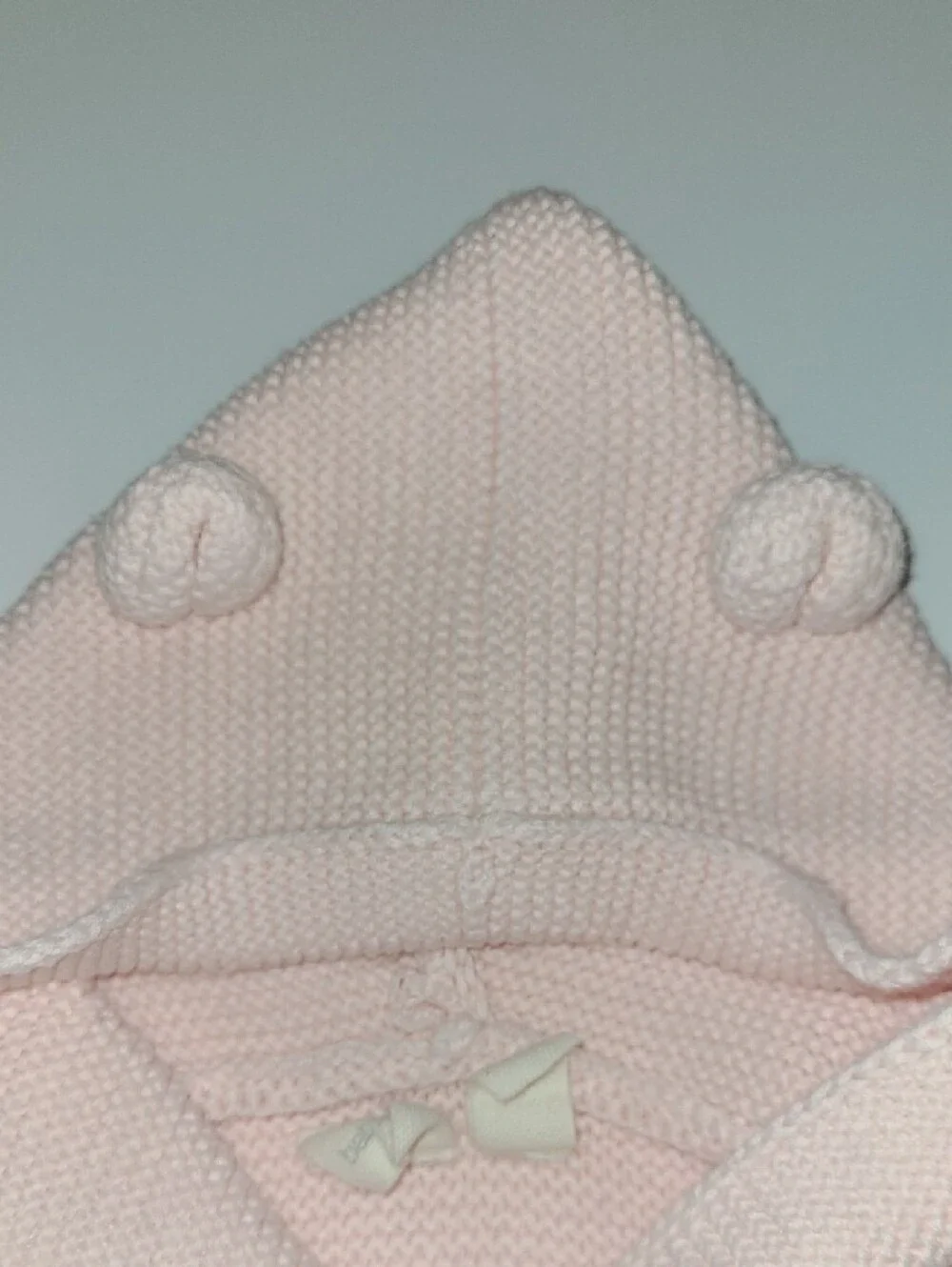 Baby GAP Baby Pink Hooded Knit Cardigan - Soft Button Front SIZE 0-3 Months